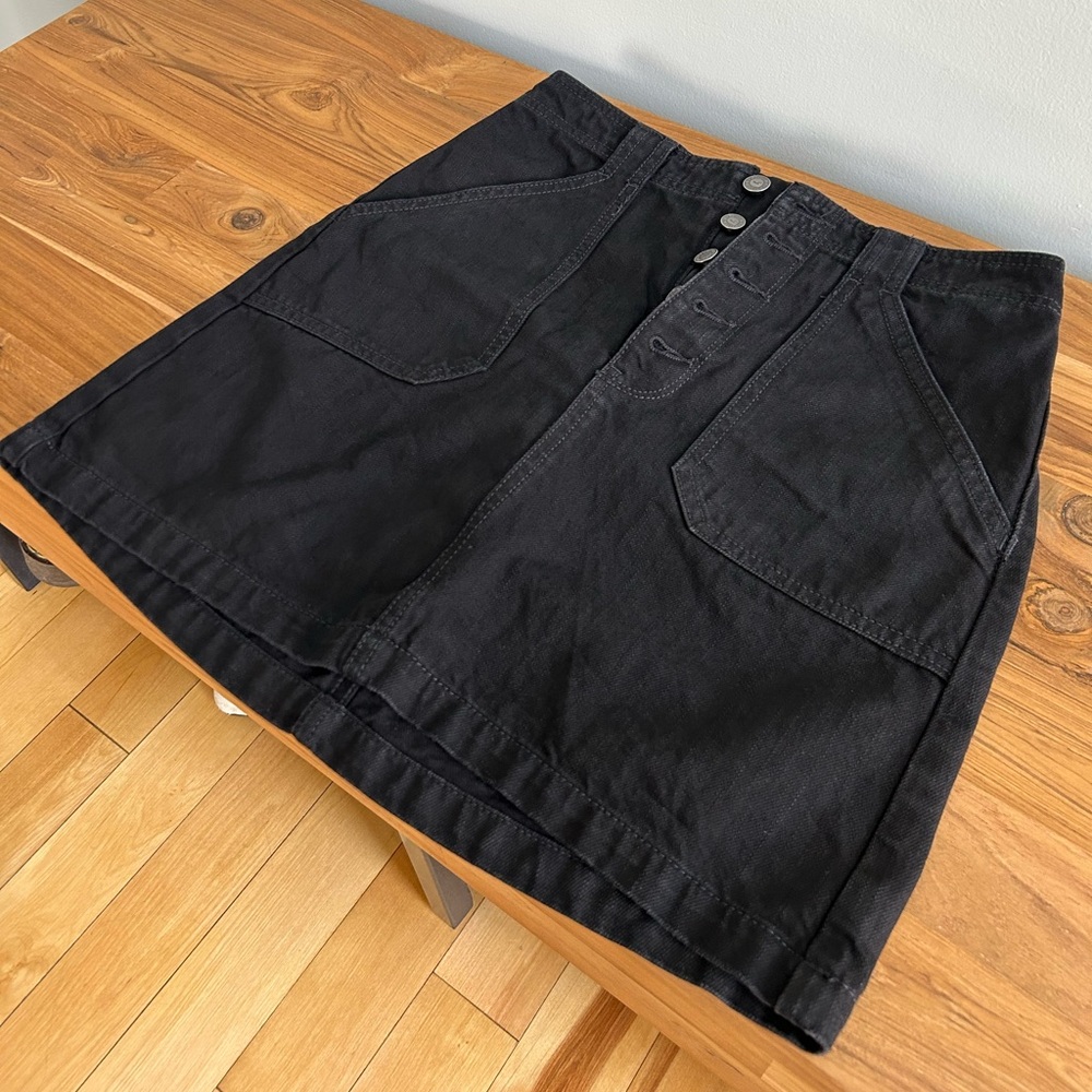 Hollister ultra high-rise jean skirt